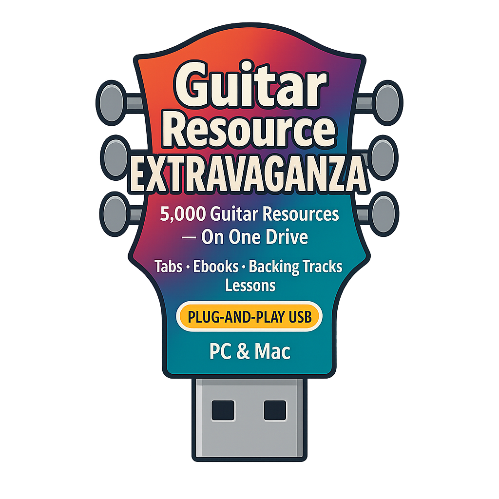 Guitar Resource Extravaganza (USB Flash Drive)